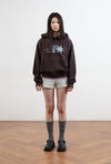 Nice Ghost Club Mosaic 3Star Crop Hoodie