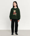 Marithé François Girbaud Kids Bear Jacquard Knit Pullover