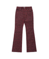 Cavish Python Bootscut Pants [Red]