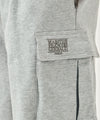 Marithé François Girbaud CLASSIC LOGO CARGO SWEAT SHORTS heather gray