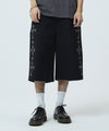 Mahagrid Cross Stud Twill Shorts
