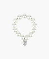Marithé François Girbaud PEARL SILVER BALL SCRUNCHIE