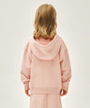 Marithé François Girbaud Kids Classic Logo Embroidery Hoodie Zip-Up Blue