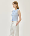 Marithé François Girbaud W BUTTON UP SLEEVELESS