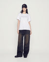 ADLV Woman Cubic Basic Logo Short Sleeve T-Shirt
