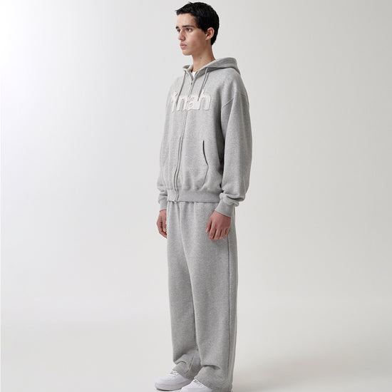 Mahagrid mah CUT OFF APPLIQUE SWEATPANT