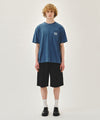 Marithé François Girbaud [6/23 예약발송] DOODLE CLASSIC LOGO POCKET TEE blue