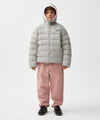 Marithé François Girbaud ENFANT CLASSIC LOGO SWEAT PANTS (BRUSHED) GRAY PINK