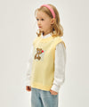 Marithé François Girbaud Kids Bear Classic Logo Knit Vest