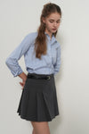 General Idea WOMAN Classic Stripe Rivet Shirt