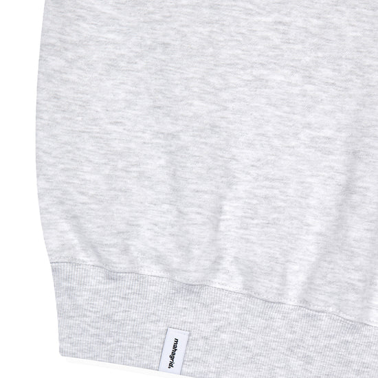 Mahagrid Script Logo Half Zip Up [Light Grey]