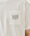 Marithé François Girbaud DOODLE CLASSIC LOGO POCKET TEE white