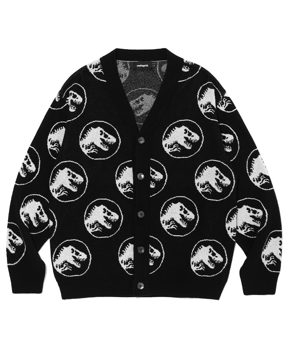 Mahagrid JURASSIC LOGO INTARSIA CARDIGAN