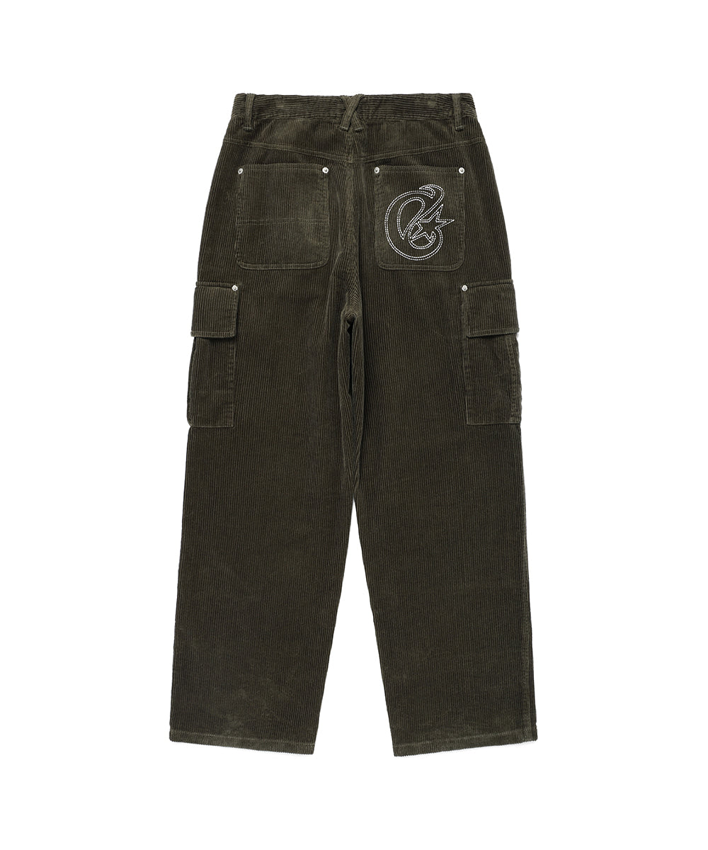 Cavish Corduroy Washed Cargo Pants