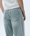 Marithé François Girbaud W Low-Waist Tuck Wide Denim Pants