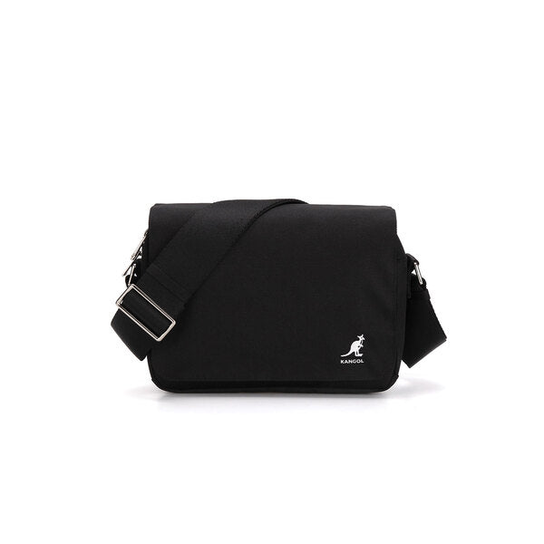 Kangol Icon Flap Crossbody Bag 3378 Black