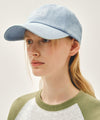 Marithé François Girbaud DENIM WASHING SMALL CLASSIC LOGO COVERED CAP light blue