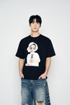 ADLV Baby Face Ice Cream Girl Sleeve T-Shirt