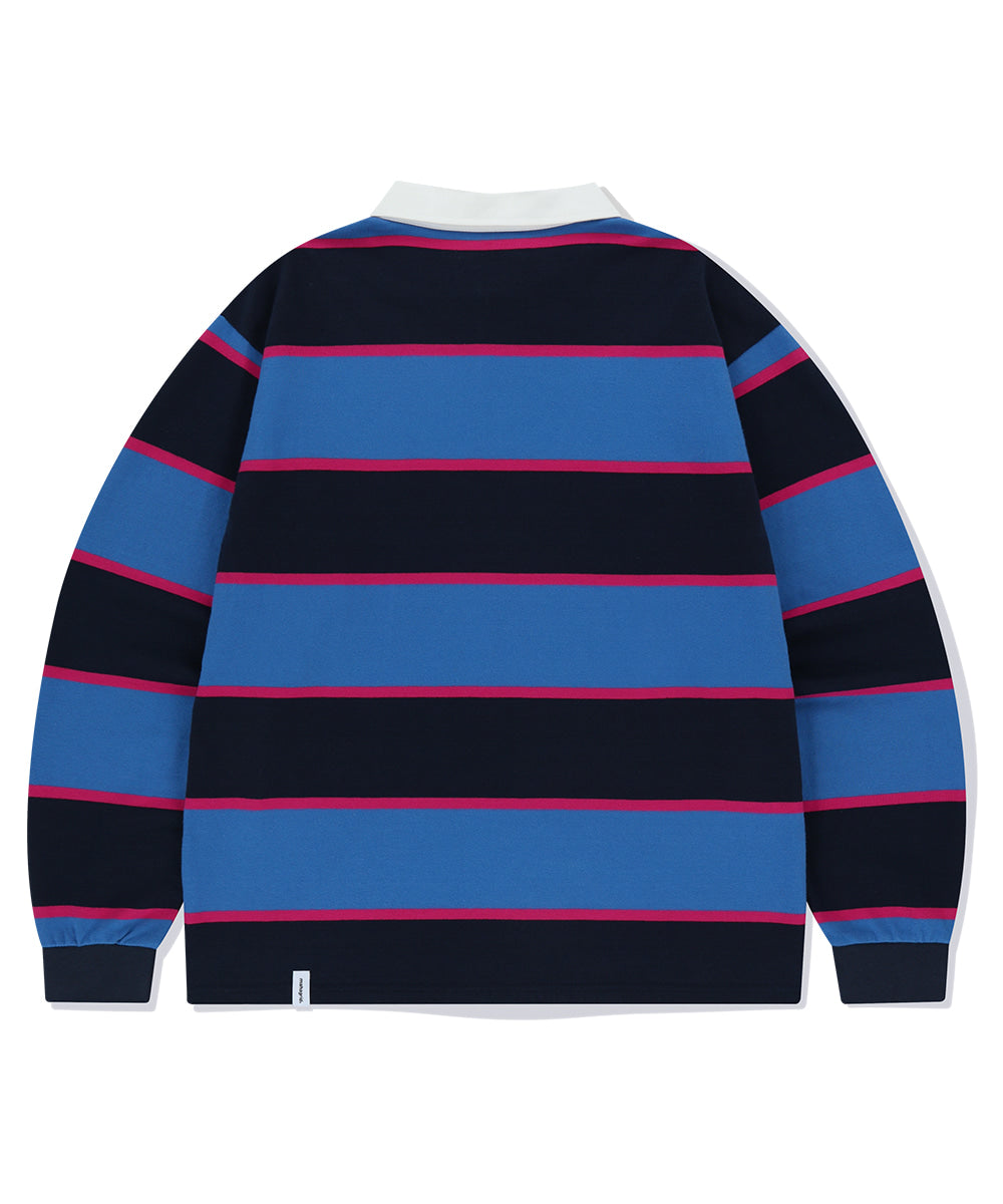 Mahagrid Stripe Rugby Shirt