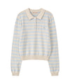 Bitter Cells Lolly Stripe Collar Knit