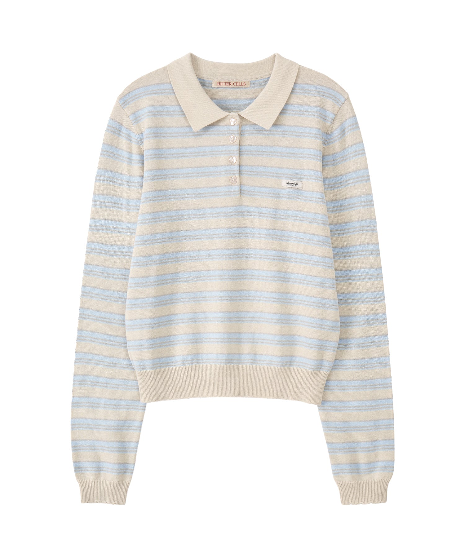 Bitter Cells Lolly Stripe Collar Knit