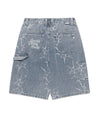Cavish PRINTED CARPENTER DENIM SHORTS