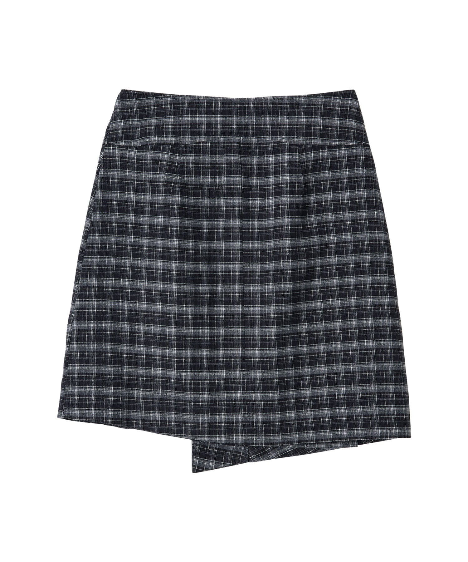 Bitter Cells Jane Check Wrap Skirt