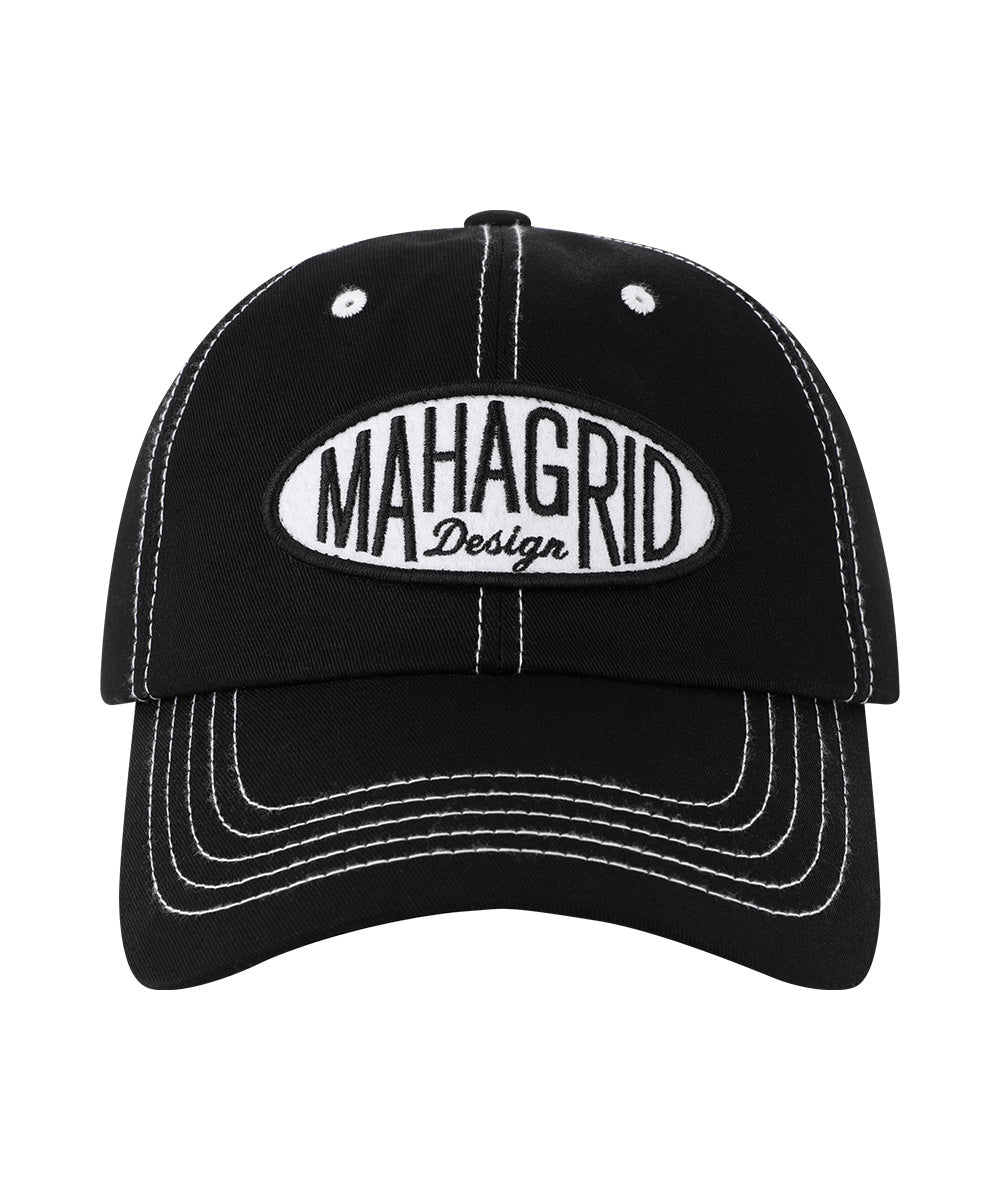 Mahagrid Oval Logo Cap [Black]