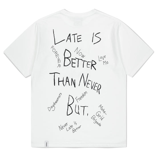Mahagrid Grunge Doodle Tee White