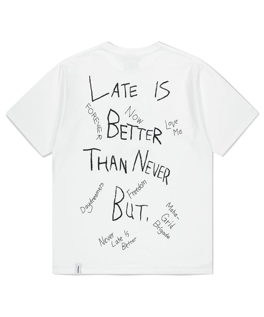 Mahagrid Grunge Doodle Tee White