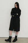 General Idea WOMAN Toggle Single Trench Coat