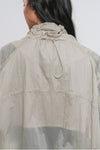 General Idea WOMAN Sheer Shirring Windbreaker Jacket