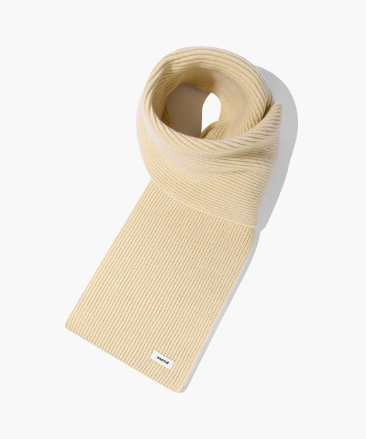 Marithé François Girbaud Regular Logo Muffler & Glove
