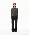 Mahagrid Curved Slim Hoodie