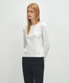 Marithé François Girbaud W BASIC SCOOP BACK LONG SLEEVE