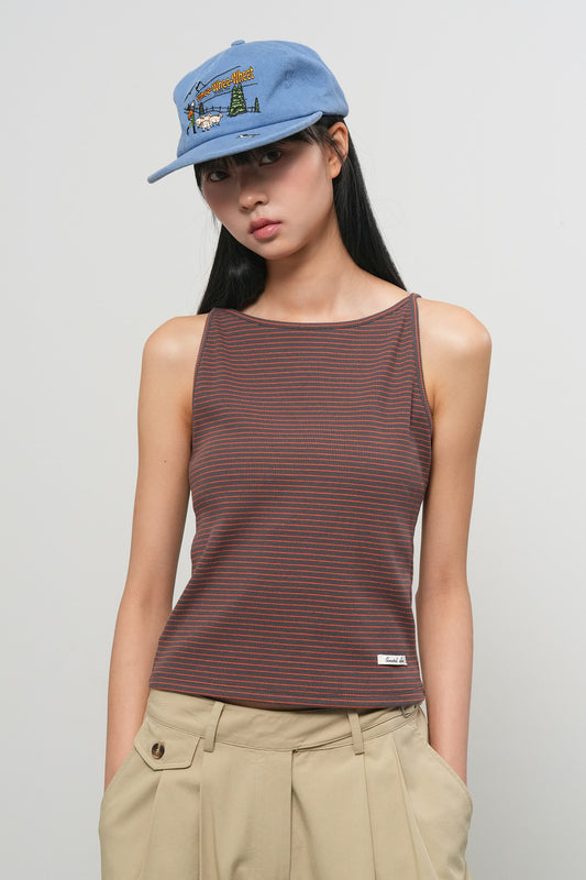 General Idea WOMAN Narrow Round Neck Sleeveless