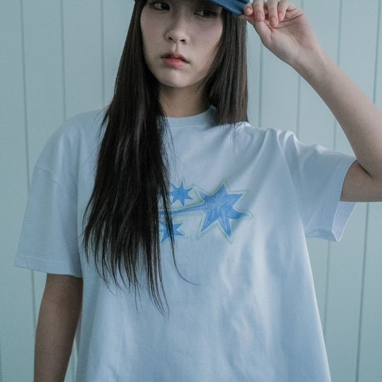 Nice Ghost Club Drawing 3 Star Big Crop Tee