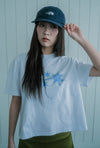 Nice Ghost Club Drawing 3 Star Big Crop Tee