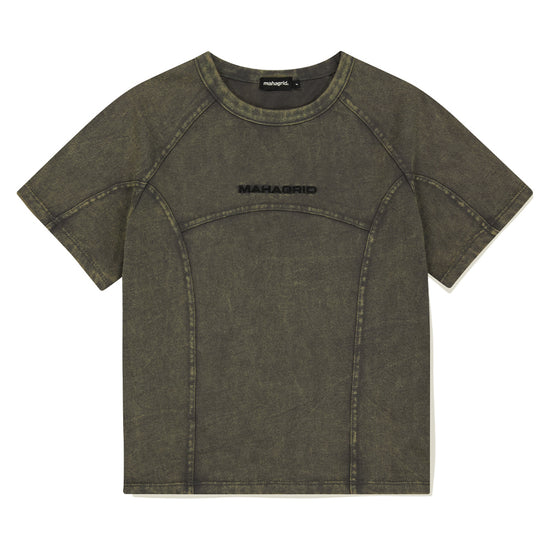 Mahagrid Washed Curved Tee