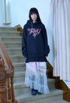 Nice Ghost Club Layered Dress Girl Gang Hoodie