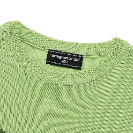 Nice Ghost Club Gummy Bear Summer Knit Half T-Shirt