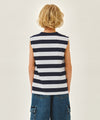 Marithé François Girbaud Kids Marine Stripe Sleeveless