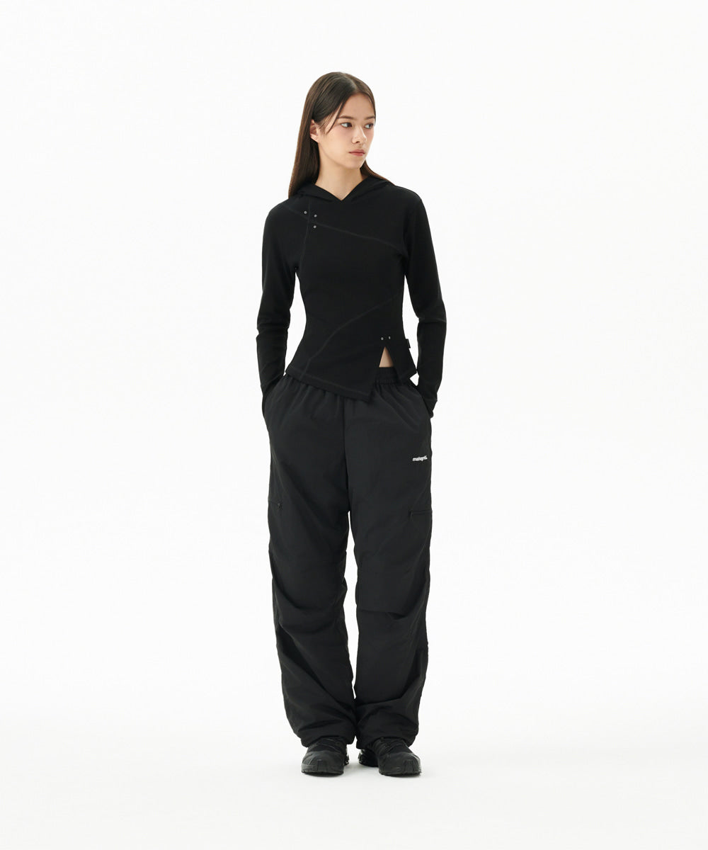 Mahagrid Curved Slim Hoodie