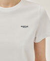 Marithé François Girbaud W SMALL REGULAR LOGO TEE