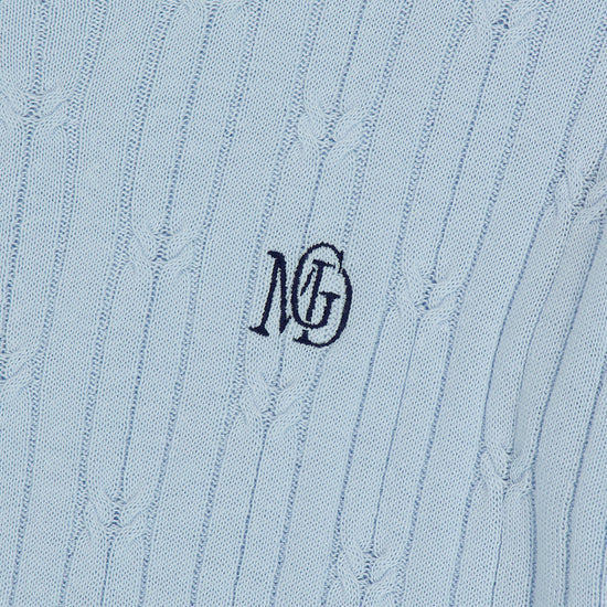 Mahagrid Cable Half Sleeve Knit
