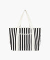 Marithé François Girbaud REGULAR LOGO BIG COTTON BAG stripe