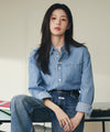 Marithé François Girbaud UNI BASIC DENIM SHIRT
