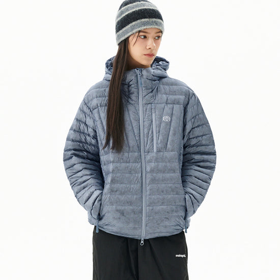 Mahagrid Light Hooded Down Puffer