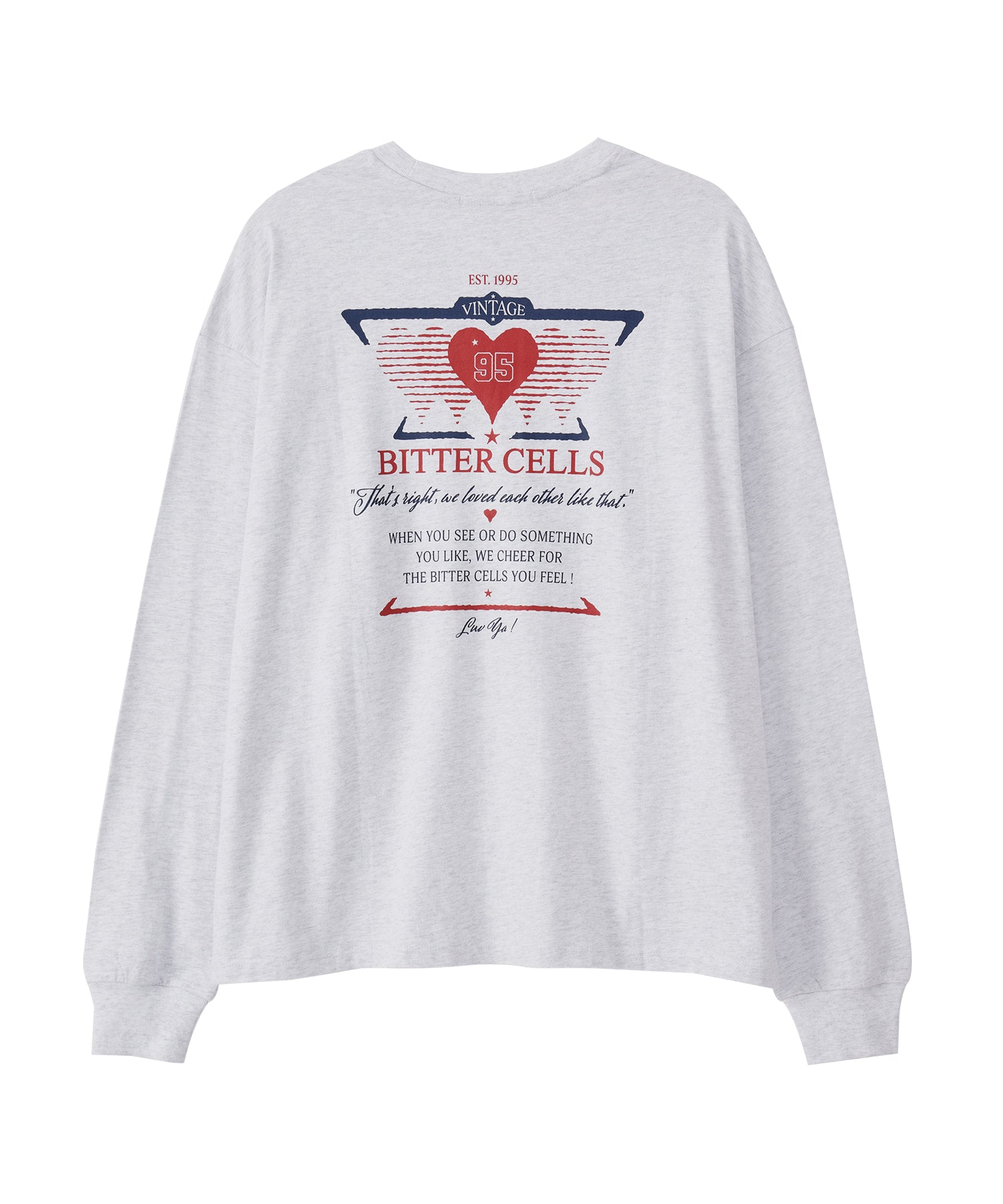 Bitter Cells Sporty Heart Long Sleeve