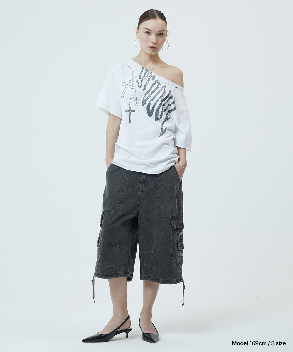 Mahagrid Bermuda Utility Cargo Shorts